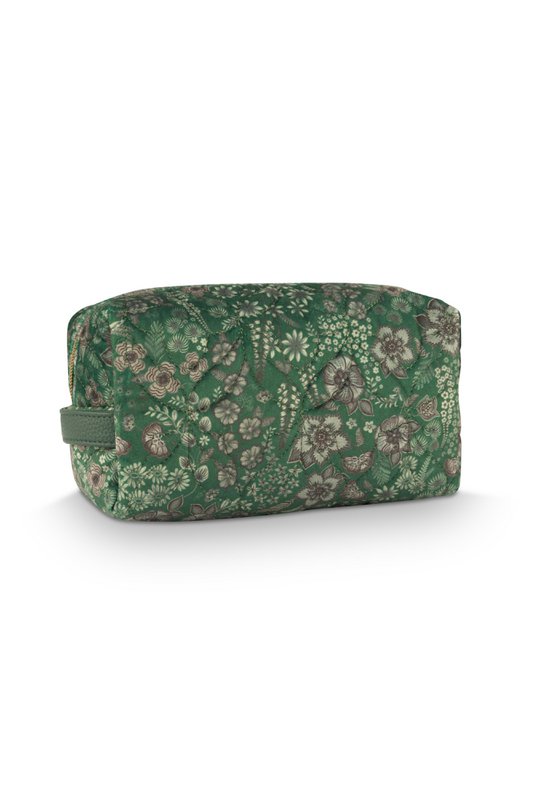 Coco Cosmetic Bag Medium Quilted Daisy Dreams Green 21.5x10x10.5cm