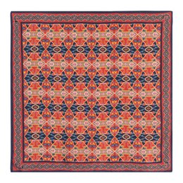 Silk Square Neck Scarf Rania