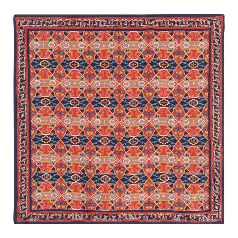 Silk Square Neck Scarf Rania