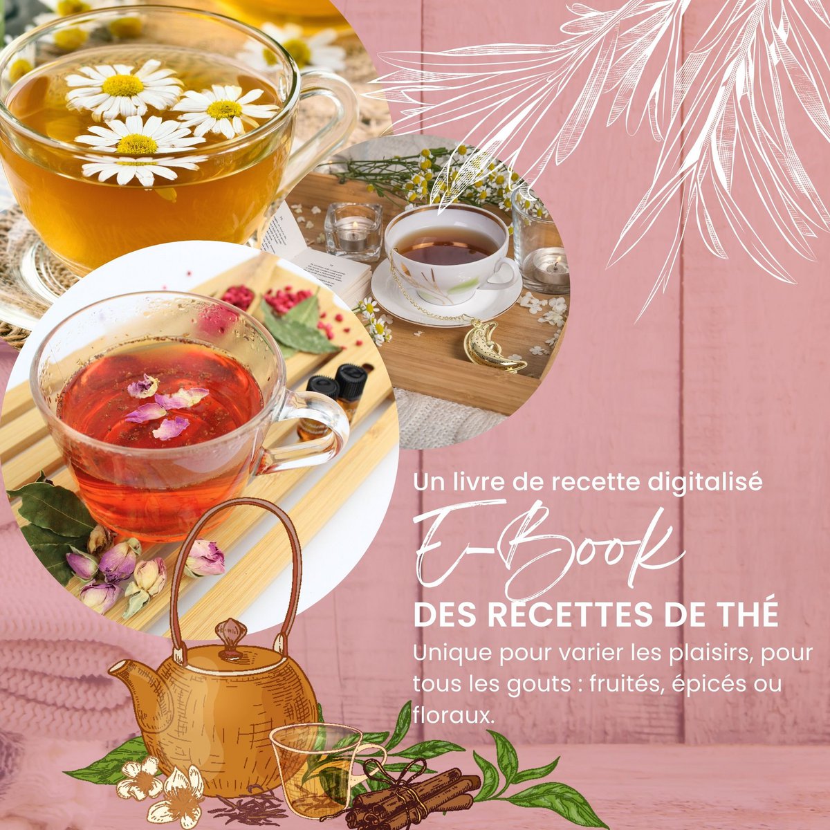 L&G® Teeset Zubereitung und Verkostung von Aufgüssen – Geschenkideen – Originelle DIY-Tee-Geschenkbox – Weihnachten, Geburtstag – Hergestellt in Frankreich – Hochwertige Zutaten und Zubehör