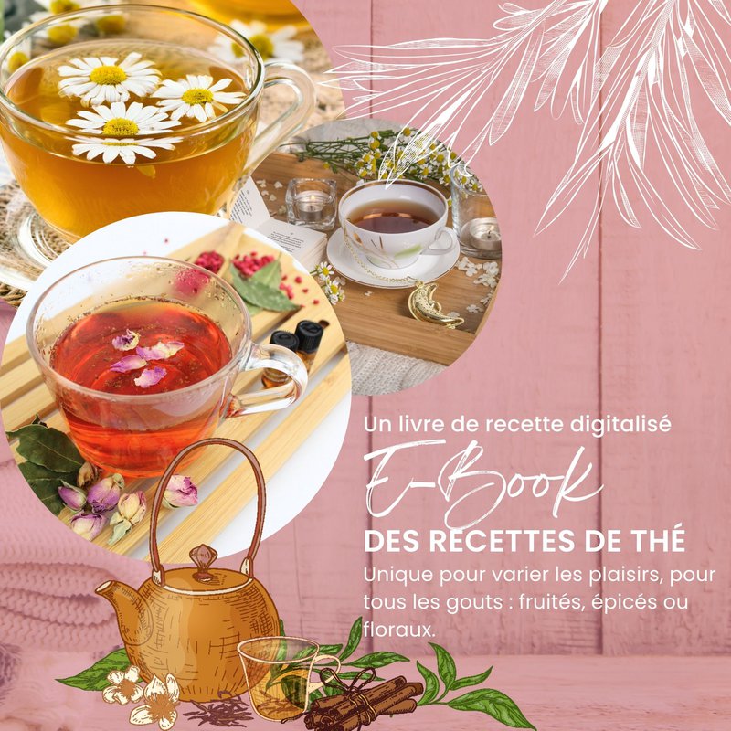 L&G® Tesæt Infusionsforberedelse og smagning - Gaveideer - Original gør-det-selv te-gaveæske - Jul, fødselsdag - Fremstillet i Frankrig - Kvalitetsingredienser og tilbehør