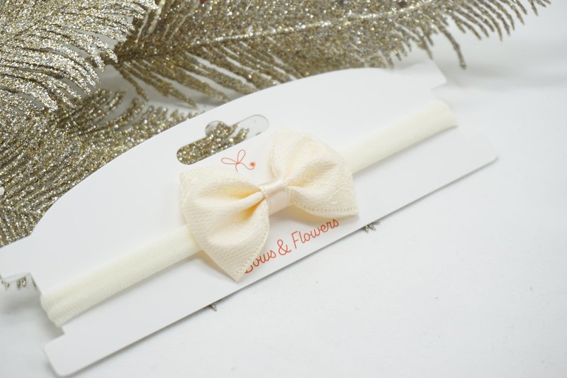 Nylon hairband cotton lace regular