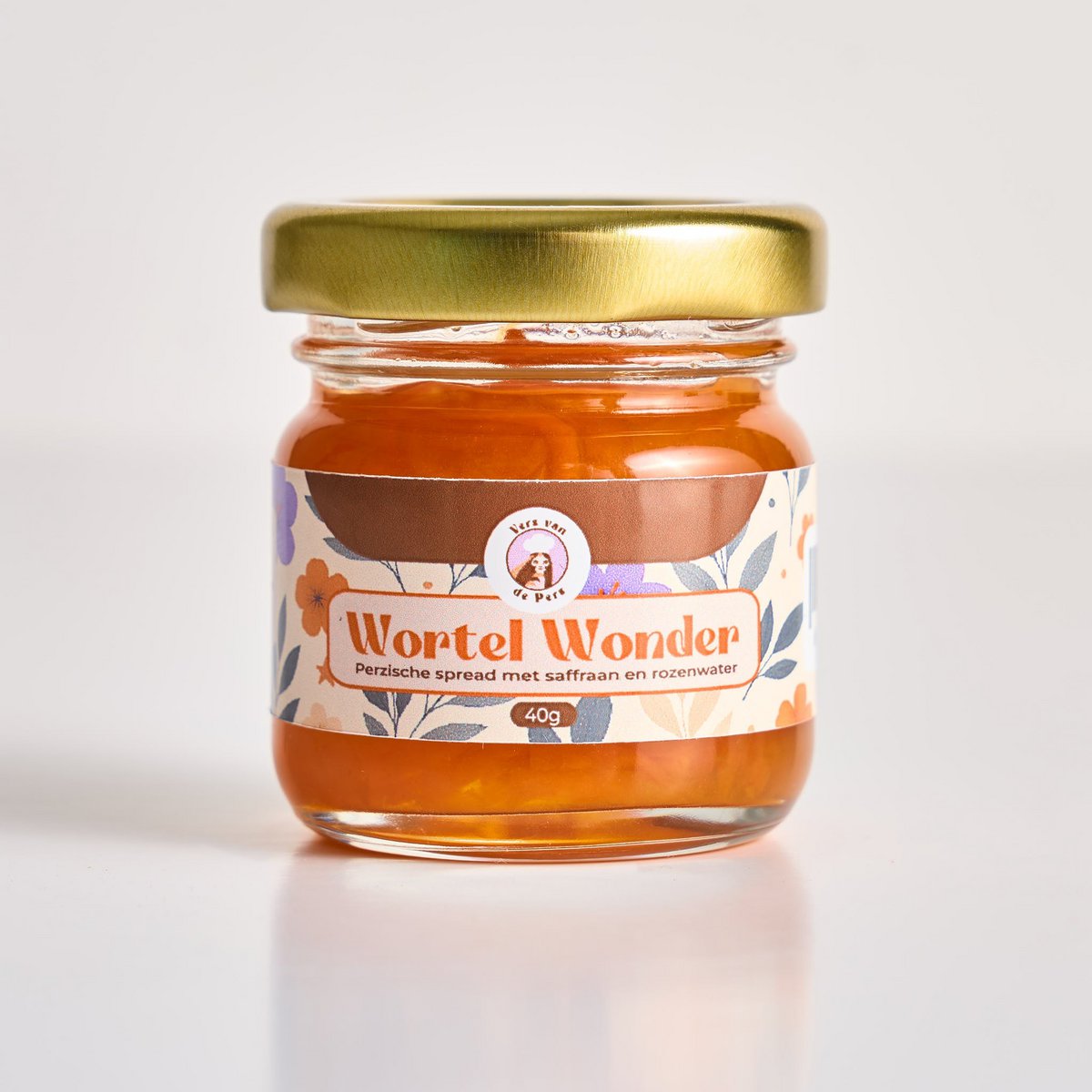 Wortel Wonder mini - Proefpotje Perzische wortelspread met saffraan en rozenwater