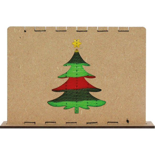 Weaving Christmas tree craft kit