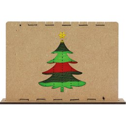 Weaving Christmas tree craft kit