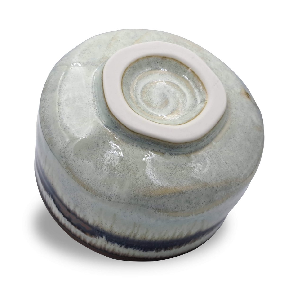Japońska miska matcha Chawan Wasabi wykonana ręcznie z ceramiki