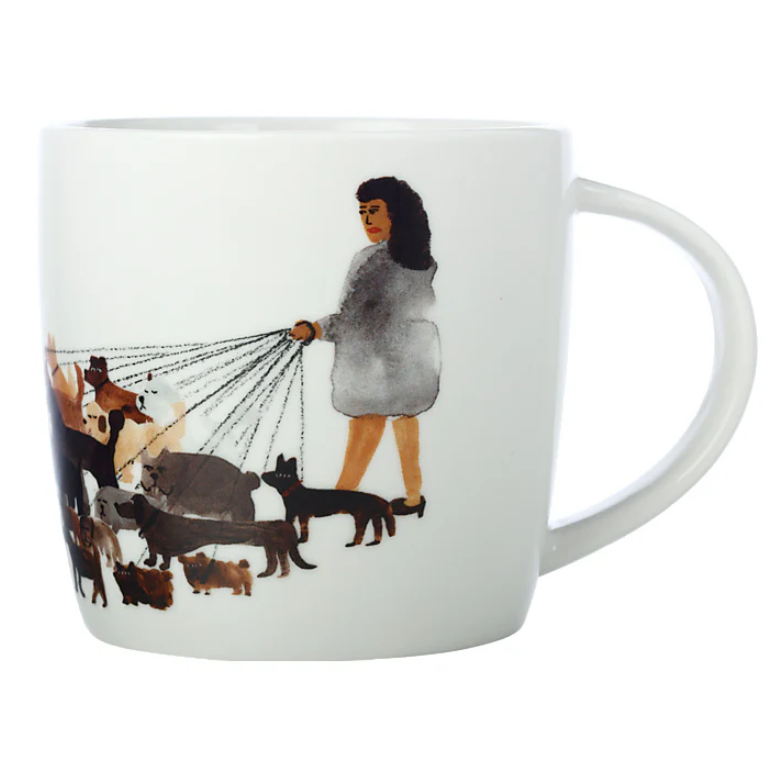 M&W FURRY FRIENDS Mug 400ml, Dog Walker, giftbox