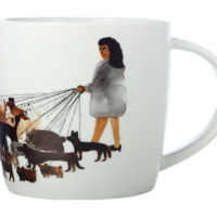 M&W FURRY FRIENDS Mug 400ml, Dog Walker, giftbox