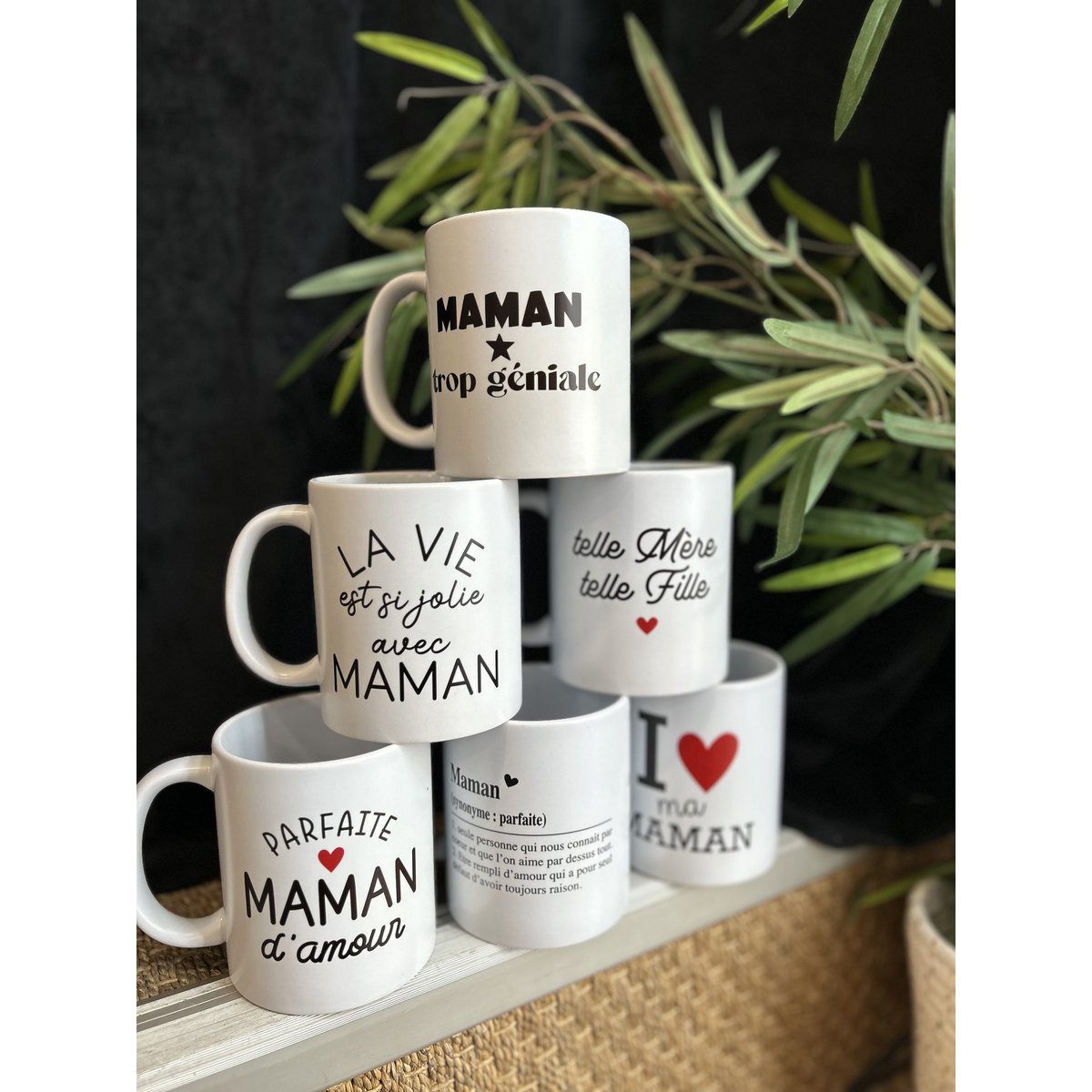Ceramic mug Maman collection