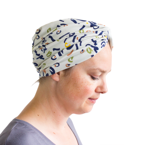 Sand Summer Turban Hat, Single Layered Turban Cap, Chemo Headwear