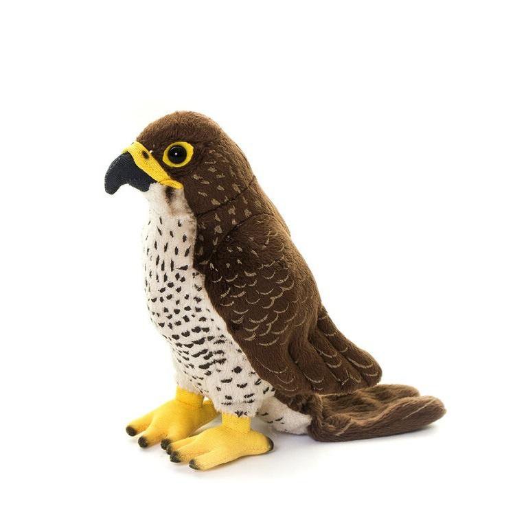 Living Nature knuffel speelgoed Slechtvalk - zachte pluche vogel