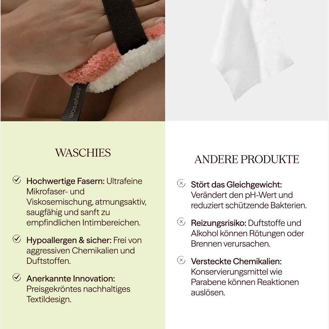 Herbruikbare intieme waskussentjes