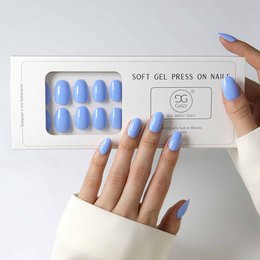 Gelzz Soft Gel Press On Baby Blue (75)
