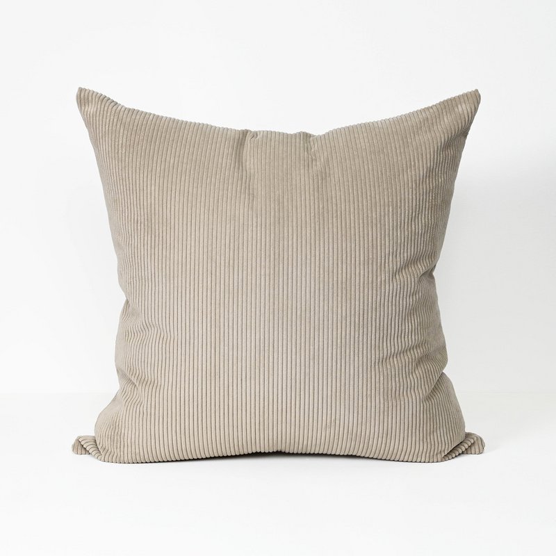 Oatmeal - Cord Cushion - 55 X 55