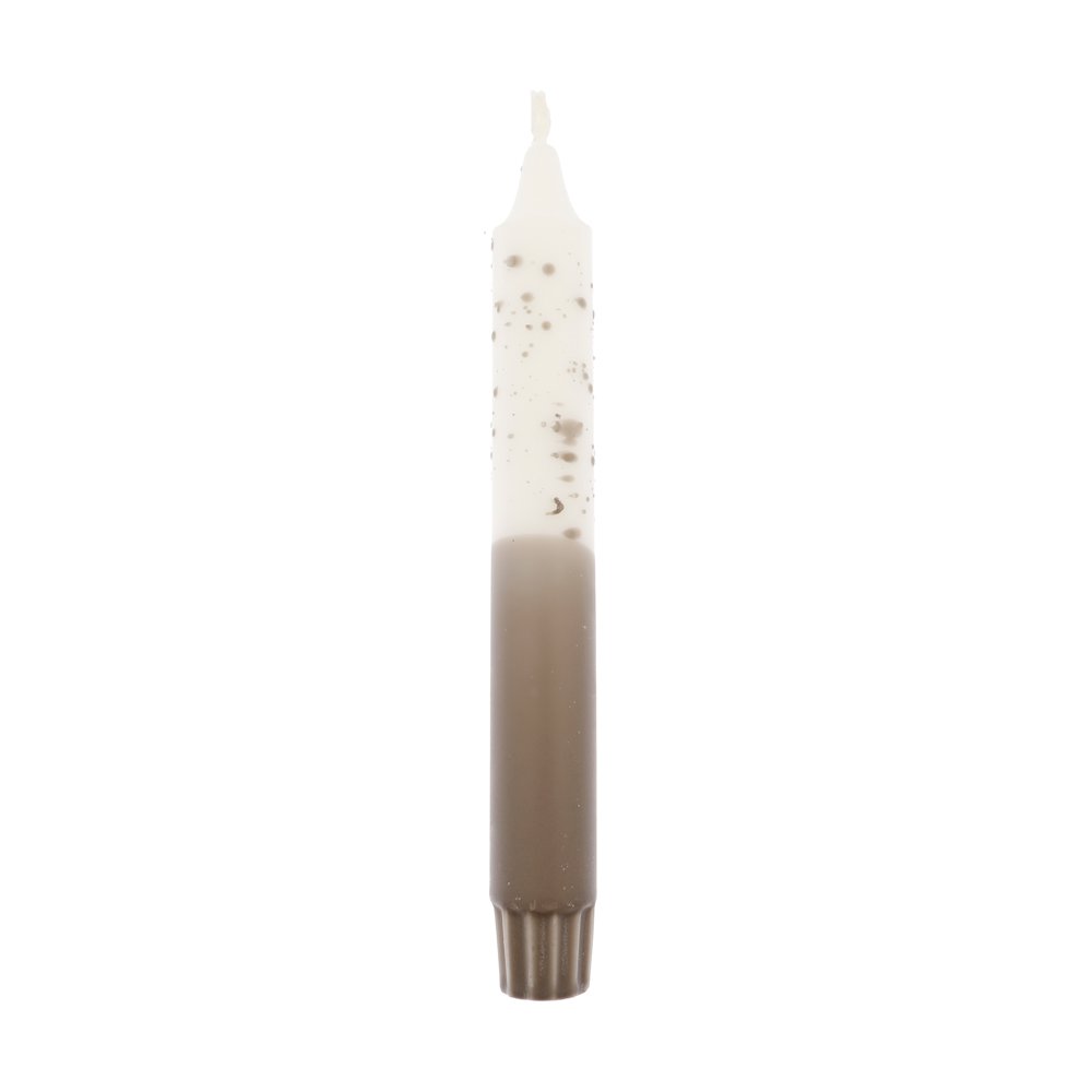 VELA CONFETTI DIP DYE BLANCO/GRIS