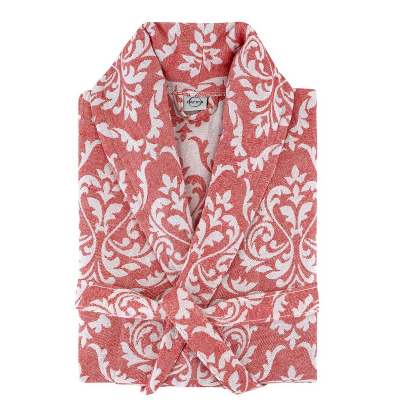Trimita Peignoir Barok en coton turc - Rouge