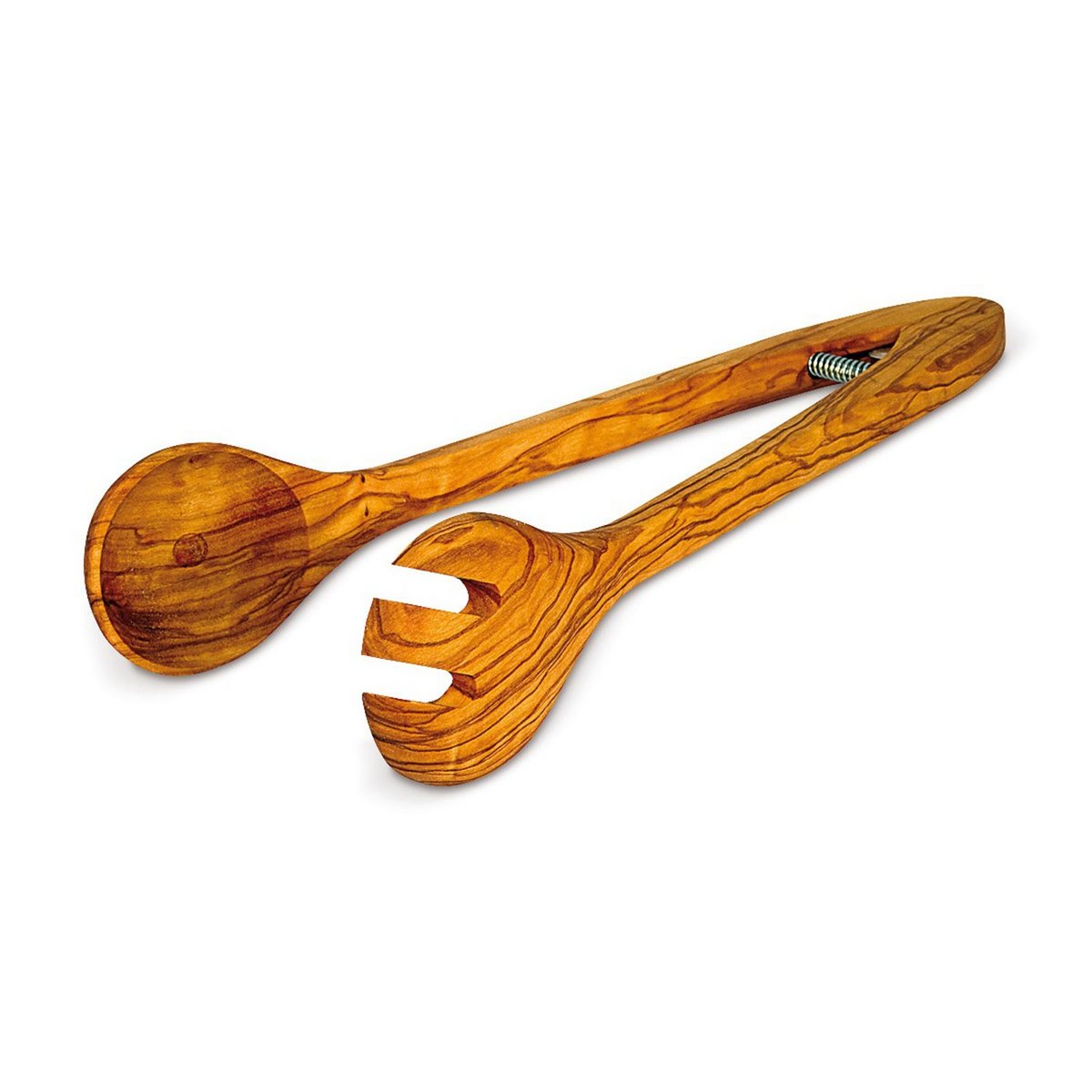 Salad tongs made of wood, salad servers 25cm