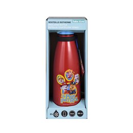 😍La Paw Patrol, Double-walled insulated bottle, Carabiner, 350 ml, TAKE CARE