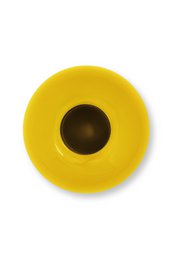 Vase Metal Yellow 23cm