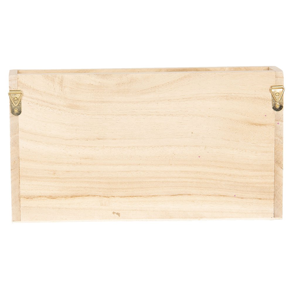 Magazine holder Brown, Wood 28x12x15 cm