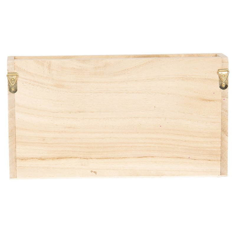 Portariviste Marrone, Legno 28x12x15 cm