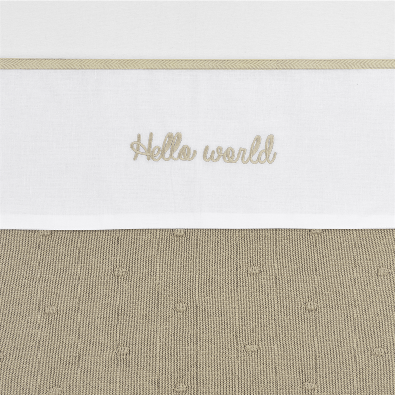 Hello World Sand 75x100cm