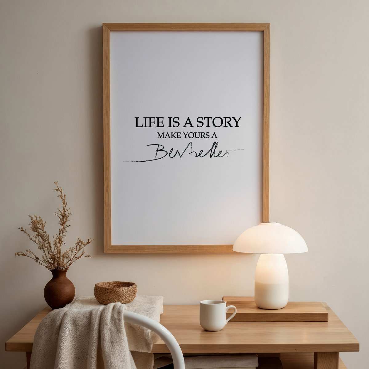 Poster: Life is a story, make yours a bestseller