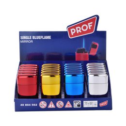 display of 20 Trendy colors lighters