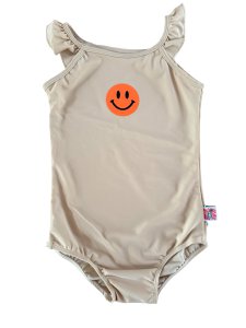 Smiley Orange Badeanzug – Braun