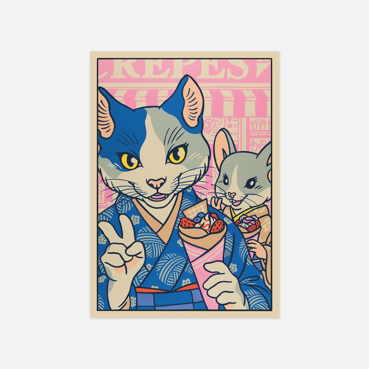“Afternoon in Harajuku” Postcard