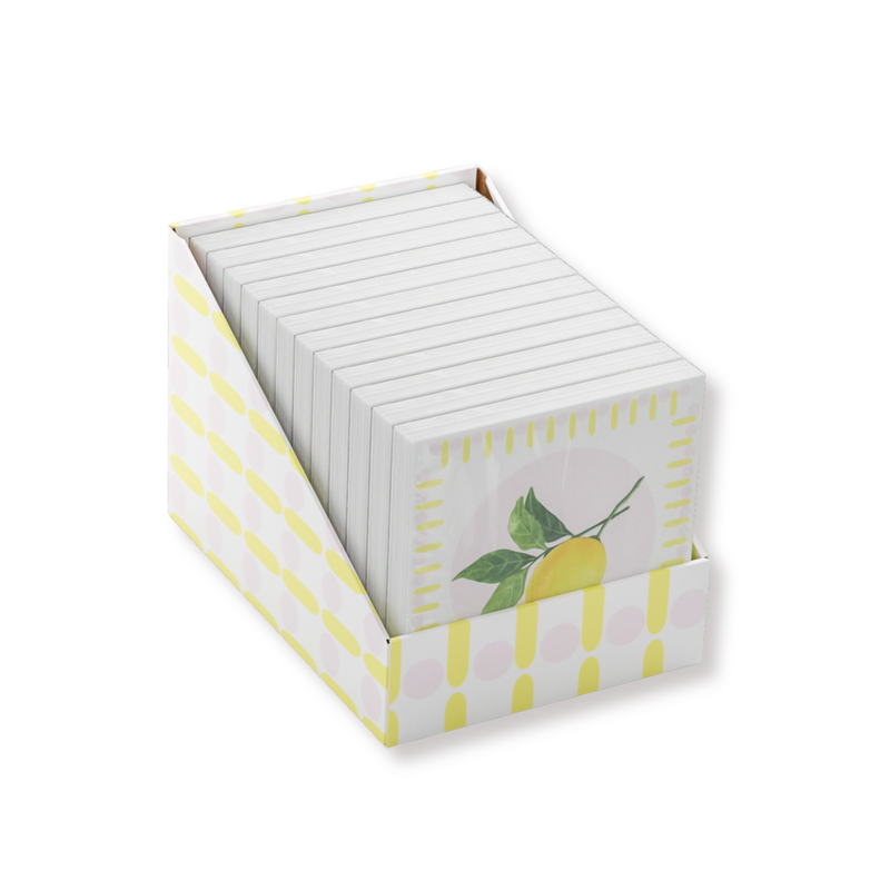 Papieren Servetten Citroen FSC – 3-laags – 33x33 cm (20 Stuks)