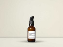 Rich night cream in a glass dispenser or refill pouch. Contains natural ingredients for nourishing and hydrating skin.