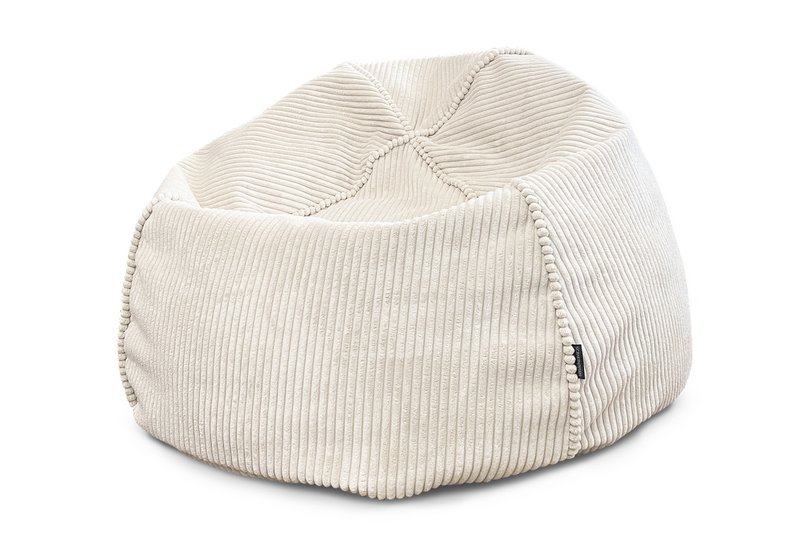 CHILLAX M Bean Bag, Corduroy, Lincoln 61 Pink