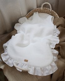 saco de dormir bebe de lino con volantes, saco de dormir bebe con volantes verano 1 TOG, 1,5 TOG, 2.5 TOG