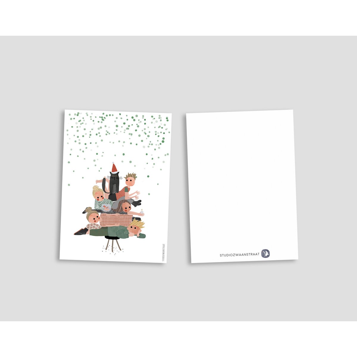 Postkarte - Serie 'Weihnachten'- 'Stammbaum'