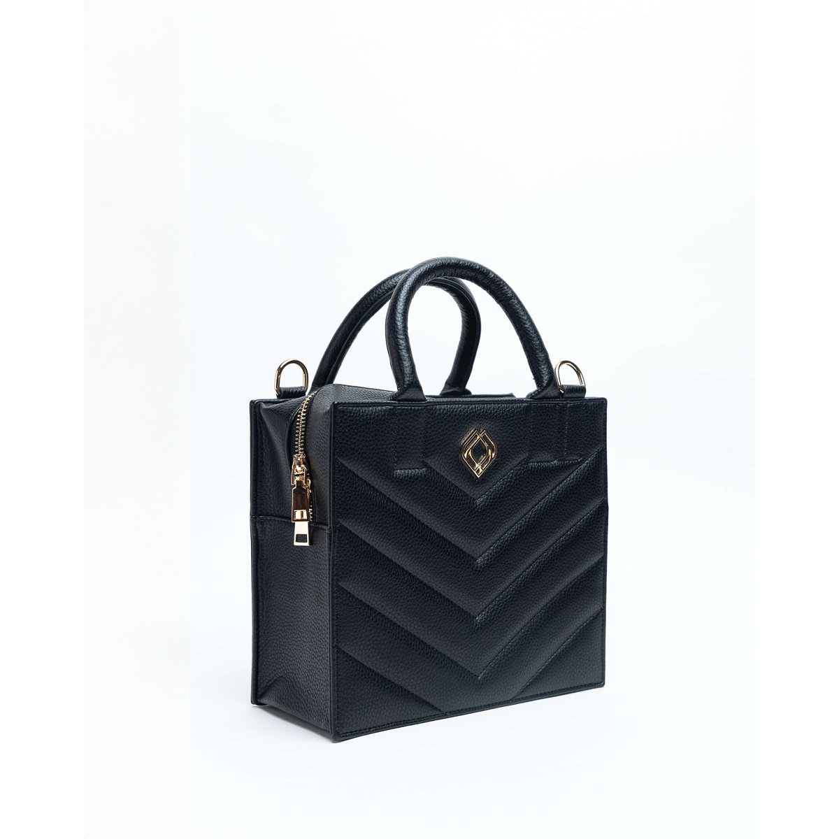Boxbag Icon Corn Leather Black