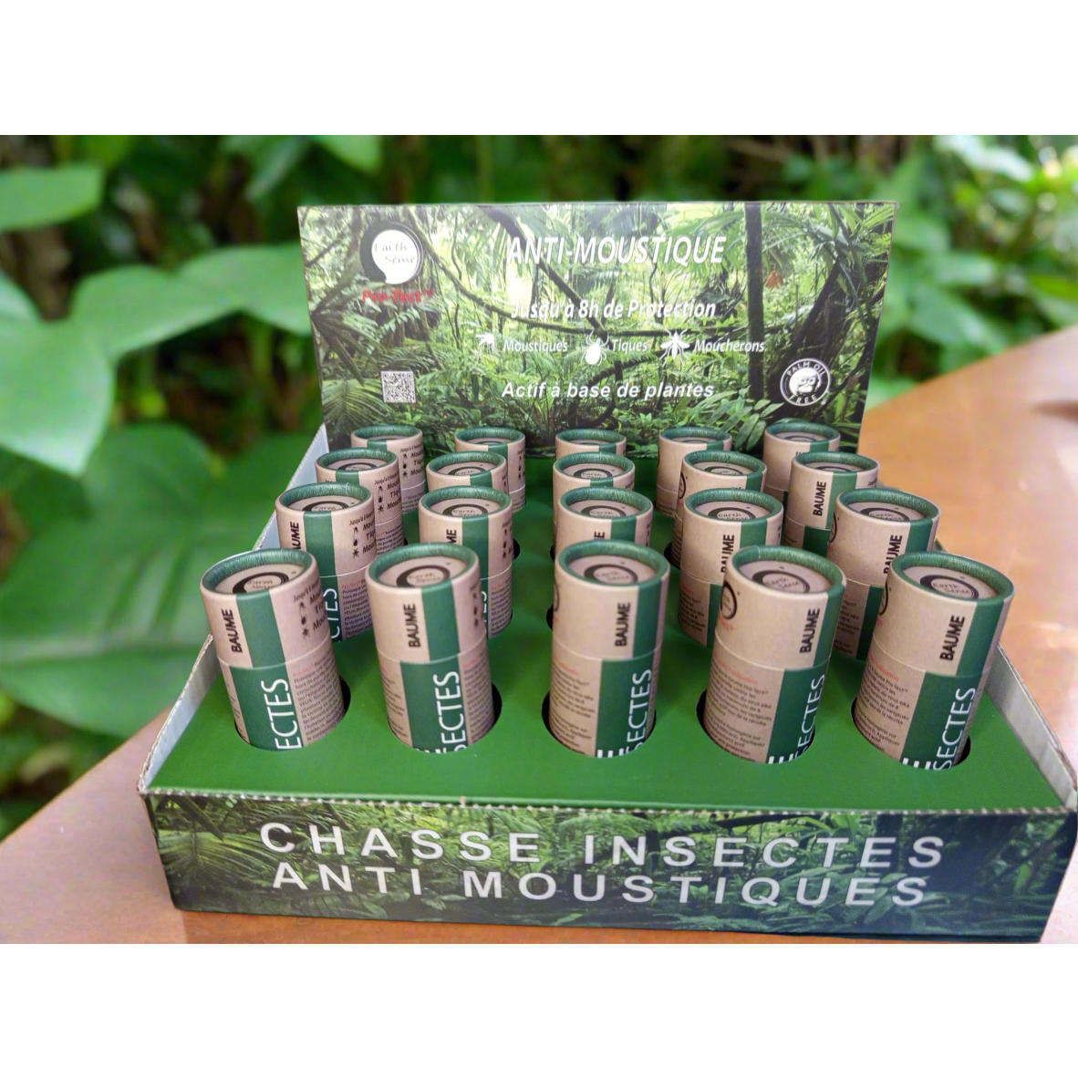 Ny pro -tekt - Chasse -insekter Anti Moustique Balm - 30 ml x 20 stykker med gratis displayboks