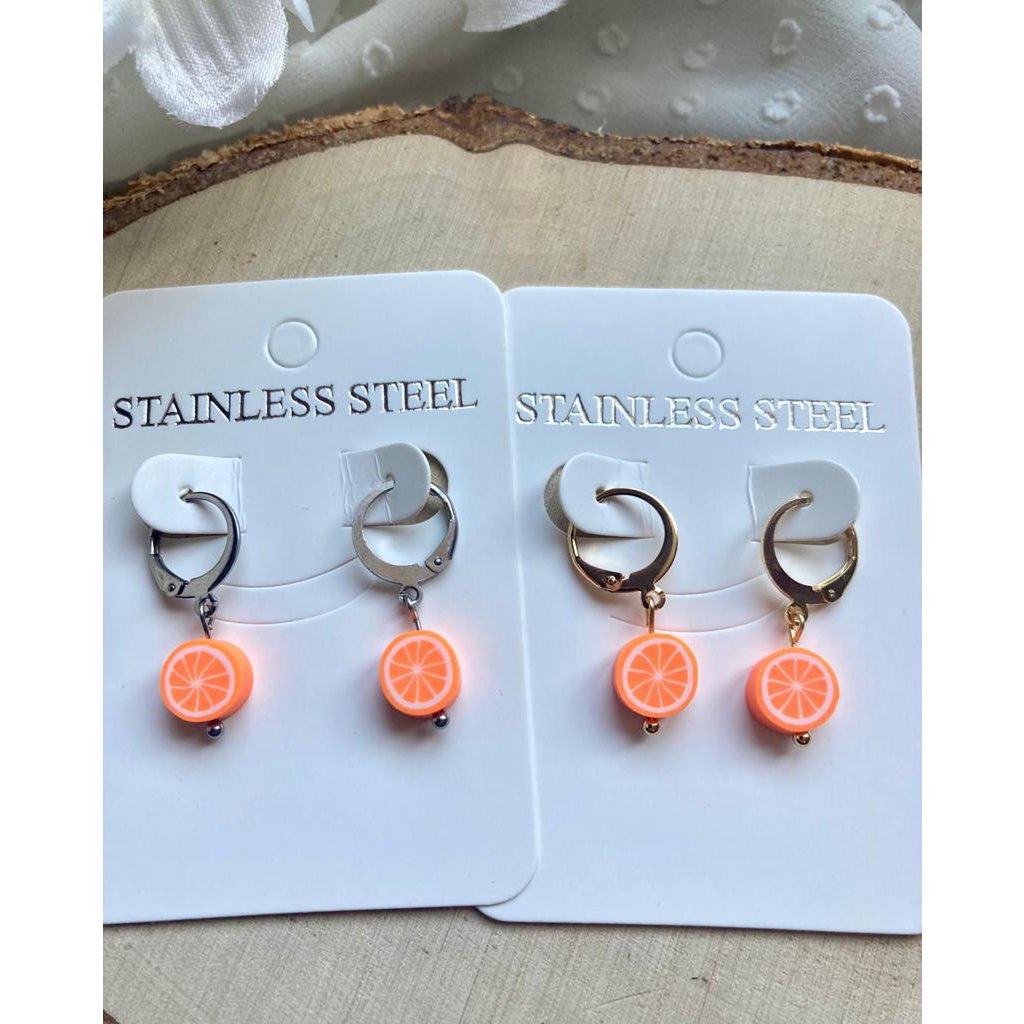 Clay Earrings Oranges 🍊