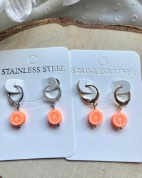 Clay Earrings Oranges 🍊