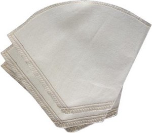 Reusable organic cotton coffee filters - size 4