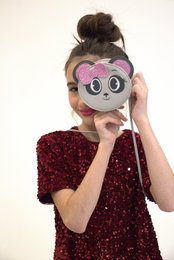 Bamboe kinderschoudertas, de Kleine Panda