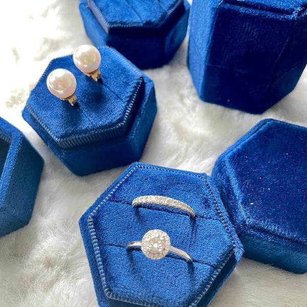 Sapphire blue-2 rings