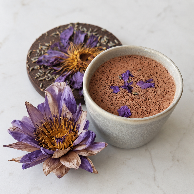Blue Lotus & Ceremonial Cacao | Blissful Intuition (10 pieces)