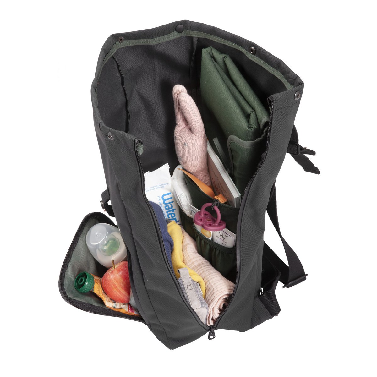vegan bag | canvas - forest green