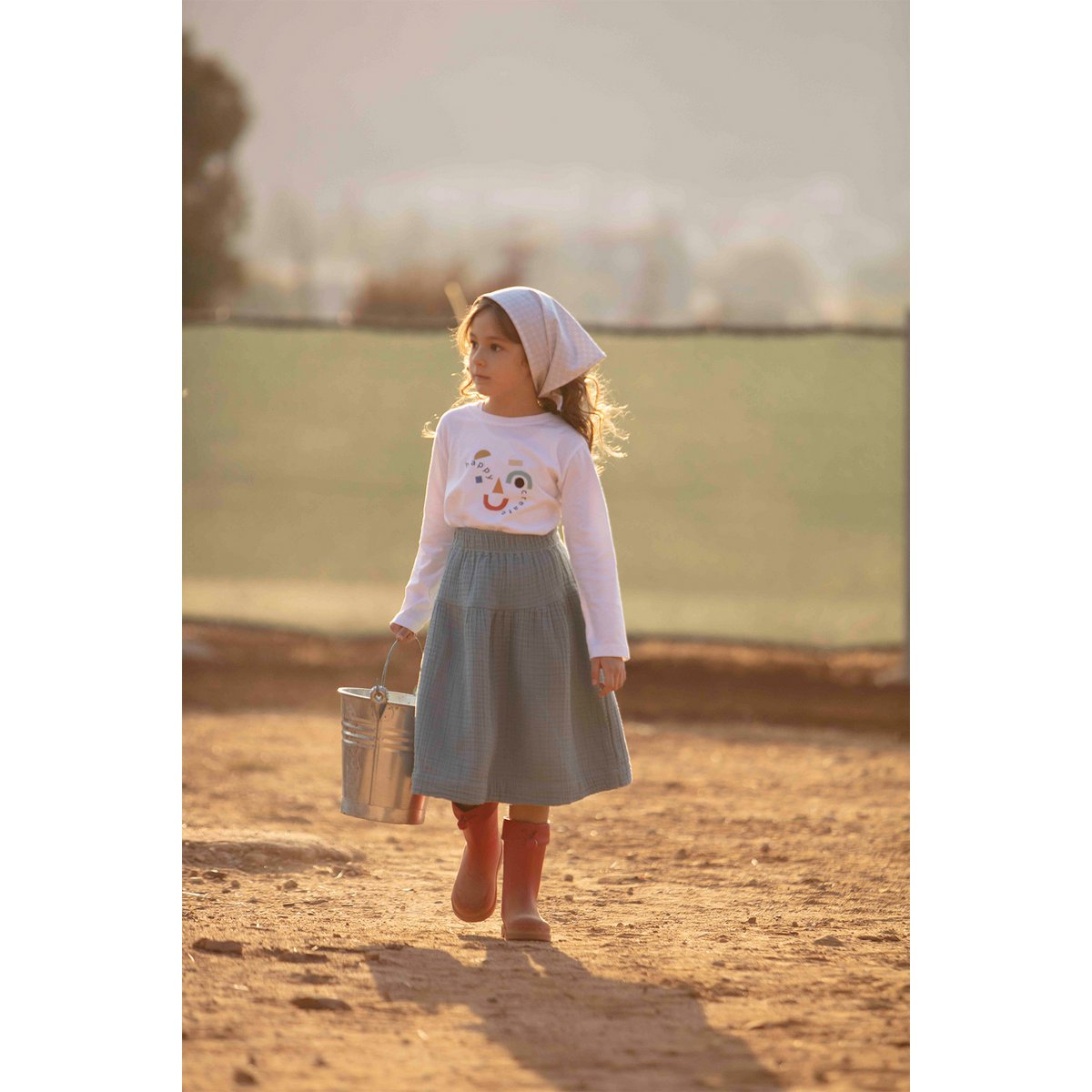 Muslin Skirt - Petrol
