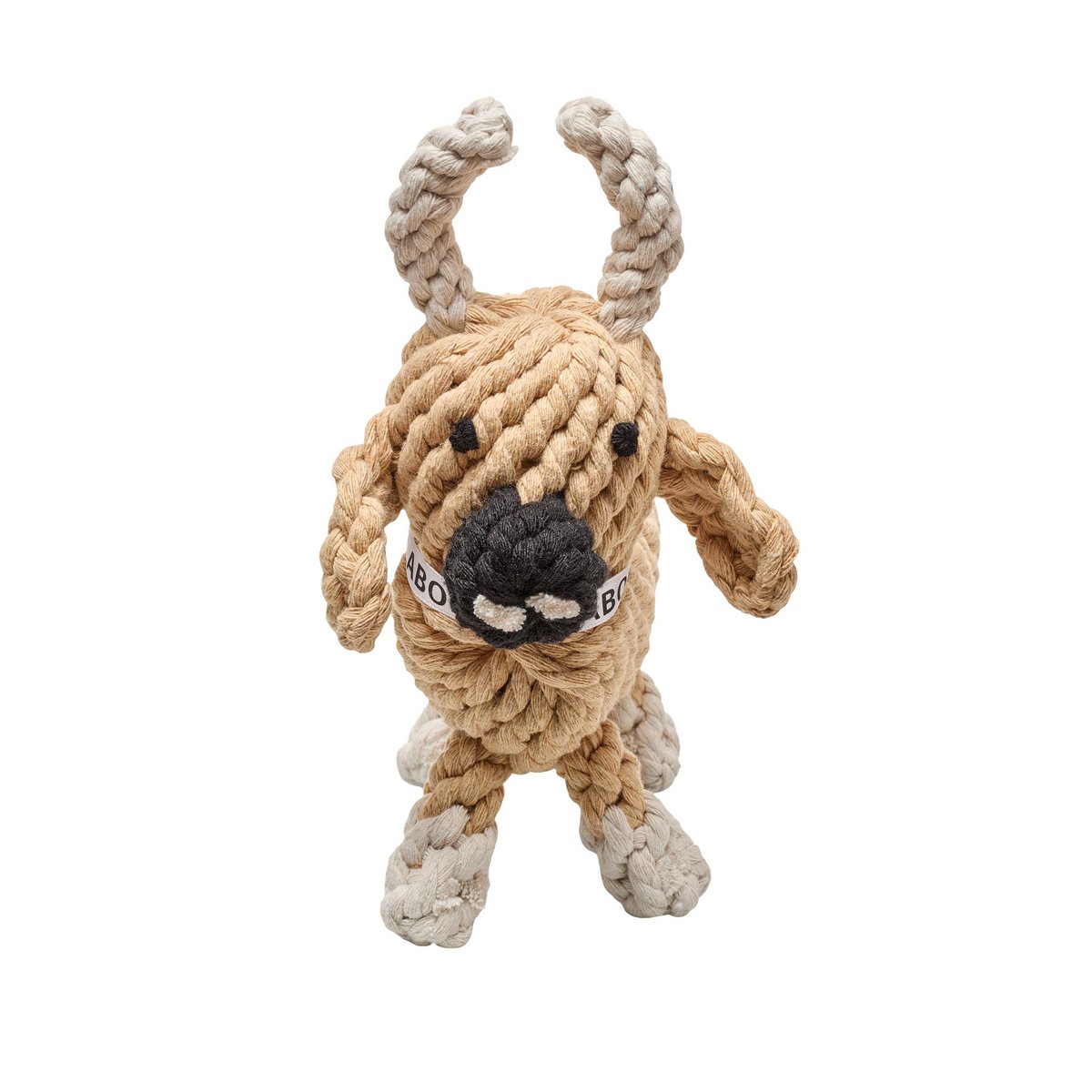 Hundespielzeug aus Baumwolltau im Kuh-Design - MAMA MOO