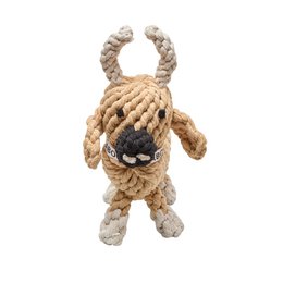 Hundespielzeug aus Baumwolltau im Kuh-Design - MAMA MOO