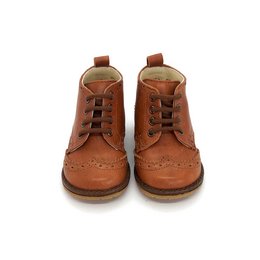 ALEXIS cognac - Stivaletto Brogue Cognac