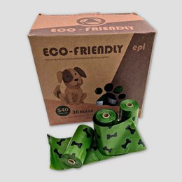 Canine excrement bags roller