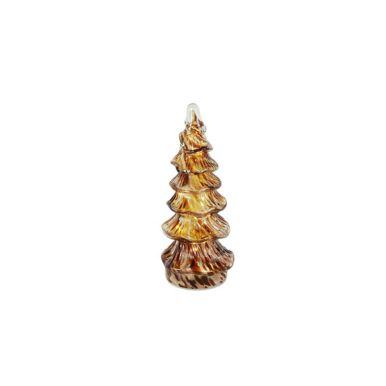 Dennebomen Norbert glas 11,511,5H25CM bruin